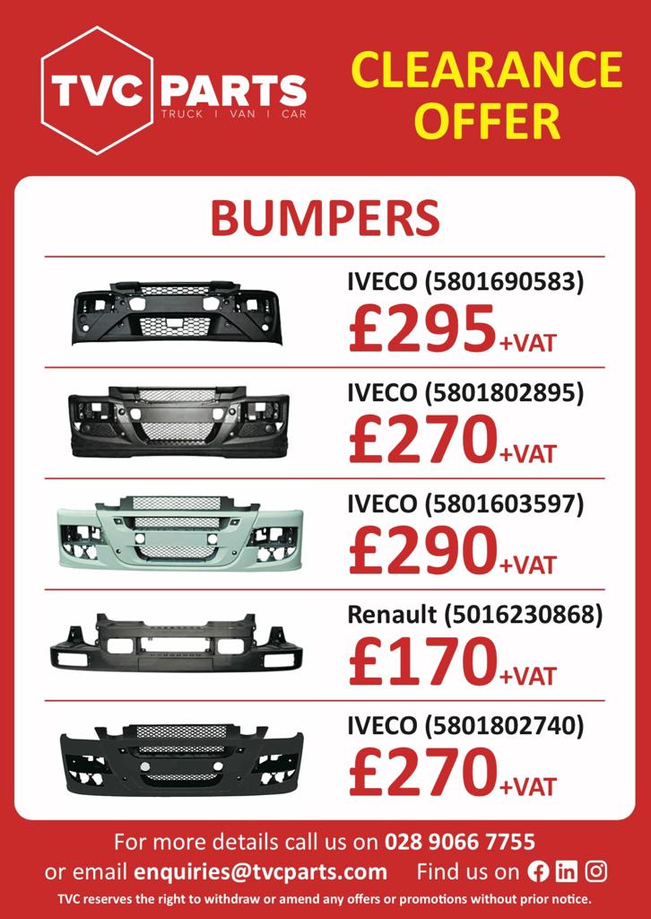 Bumpers Clearance Offer
