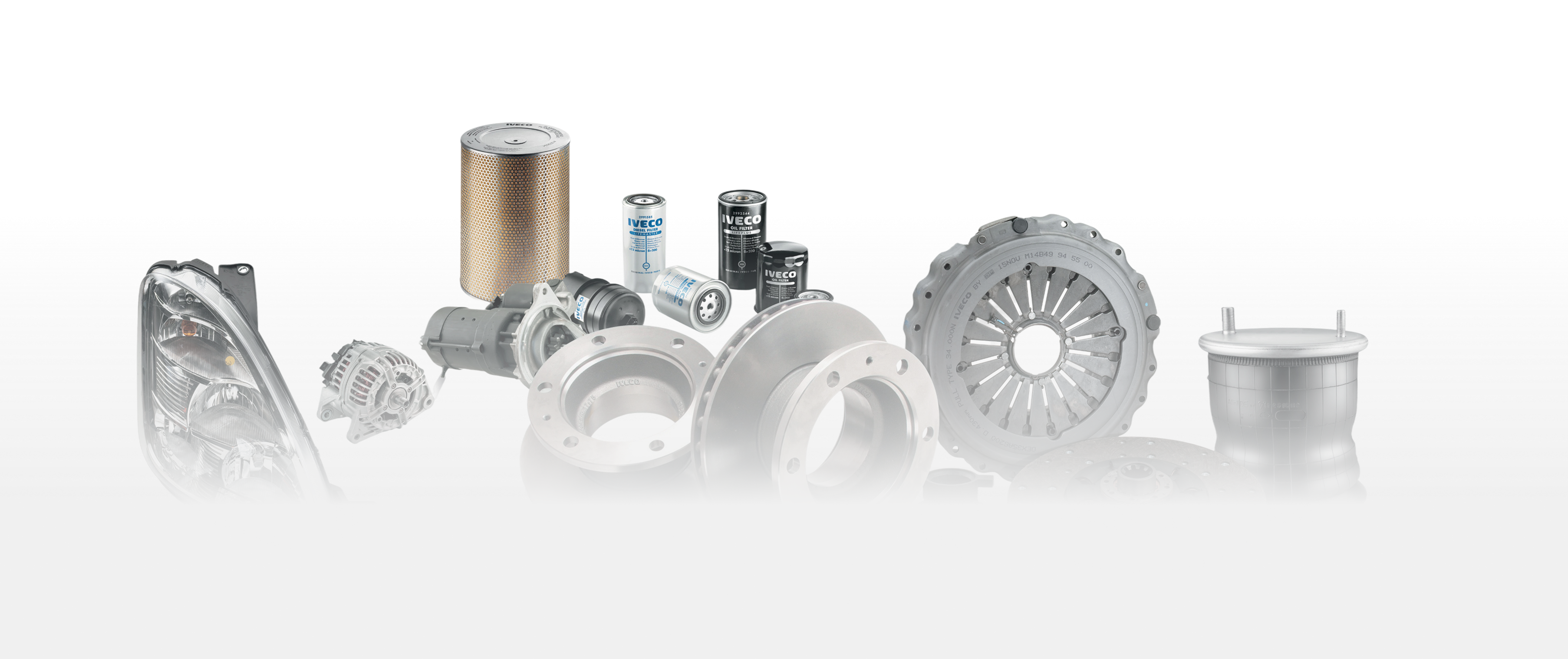 Automotive parts collage